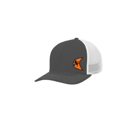 Orange Moon Grey/White Hat