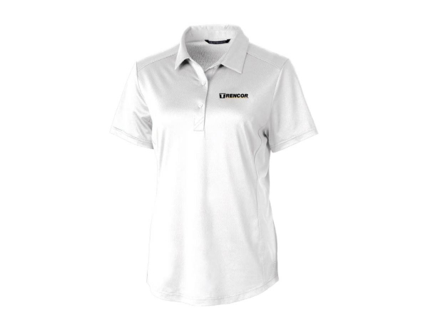 Ladies Cutter & Buck White Show Kit Polo