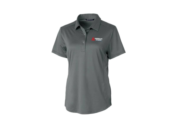 Ladies Cutter & Buck Grey Show Kit Polo