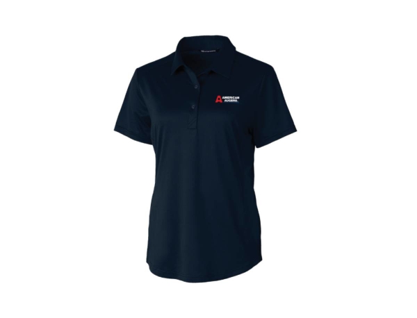 Ladies Cutter & Buck Navy Show Kit Polo