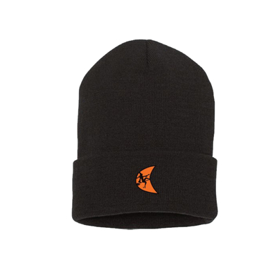 Ditch Witch Black Beanie Front Image on white background