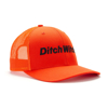 Ditch Witch Blaze Orange Hat Right Side Image on white background