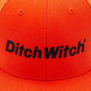 Blaze Orange Hat Product Image with Ditch Witch Logo on the front