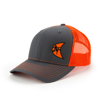  Ditch Witch Charcoal/Orange Richardson Hat Front Image on white background