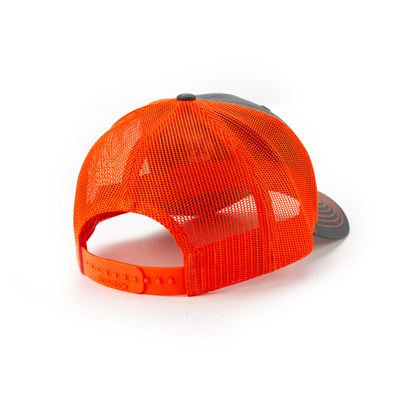  Ditch Witch Charcoal/Orange Richardson Hat Front Image on white background