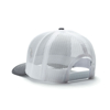 Ditch Witch Charcoal/White Richardson Hat Back Image on white background