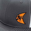 Charcoal/White Richardson Hat Product Image with Ditch Witch Logo