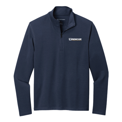 Trencor Port Authority Microterry 1/4 Zip Product Image on white background