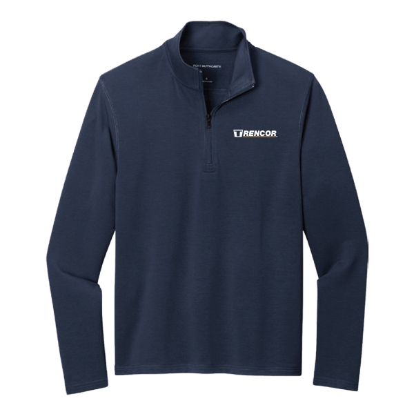 Trencor Port Authority Microterry 1/4 Zip Product Image on white background