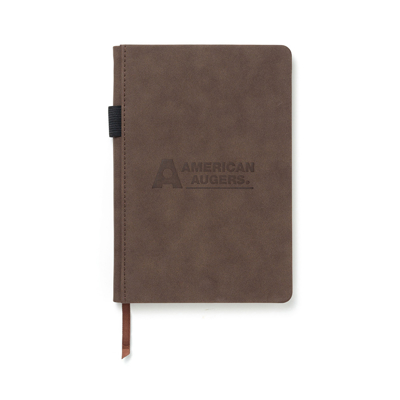 American Augers Notebook Product Image on white background