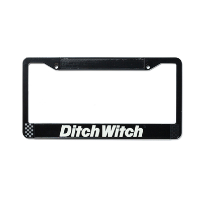 Ditch Witch License Plate Frame Product Image on white background