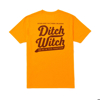 Image of an orange tee with Ditch Witch logo on back