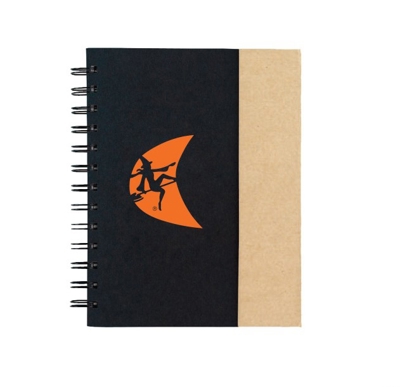 Image of a black notebook with a Ditch Witch  logo on it