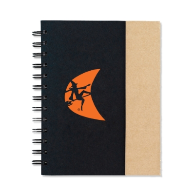 Image of a black notebook with a Ditch Witch logo on it	