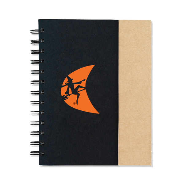 Image of a black notebook with a Ditch Witch logo on it	