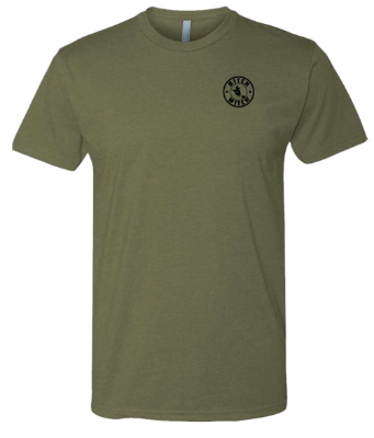 Ditch Fall Military Green Tee Front