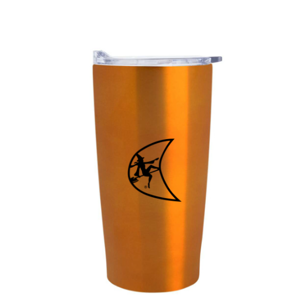 orange Tumbler Product Image on white background