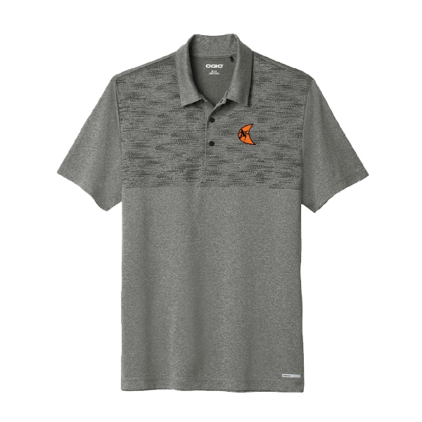 Ditch Witch OGIO Gravitate Polo in Dark Heather Grey with embroidered logo
