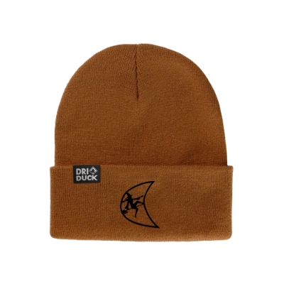 Ditch Witch Dri-Duck Beanie in brown with embroidered logo