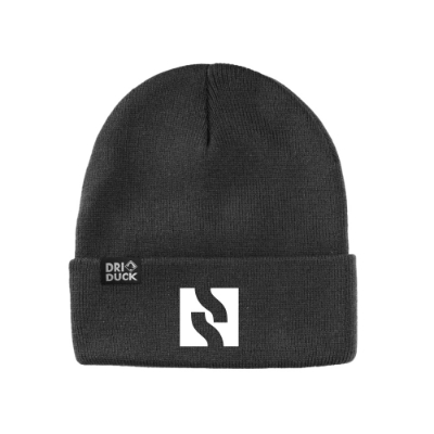 Subsite Dri-Duck Beanie in dark gray with embroidered logo
