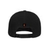 Black perforated snapback hat with a small orange Ditch Witch logo centered above the adjustable closure.