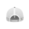 Back of Orange Moon Grey/White Hat