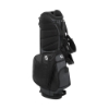 OGIO diesel grey golf bag side view showing shoulder straps and accessory compartments