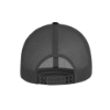 Rear view of Subsite Giveaway Hat showing charcoal mesh panels and adjustable black snapback closure.