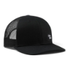 Ditch Witch Logo Black Hat shown from the front left with a curved bill, black front panels, black mesh back, and small Ditch Witch logo patch.